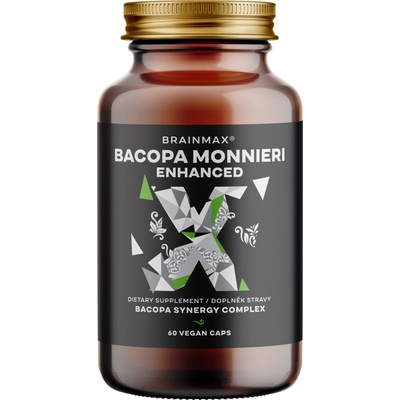 BrainMax Enhanced Bacopa Monnieri 60 rastlinných kapsúl