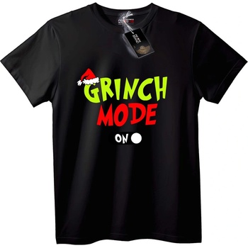 NOONEBRAND Тениска Grinch Режим включен - 6XL, Black