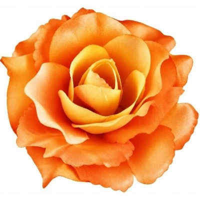 Umelá ruža oranžová 11 cm