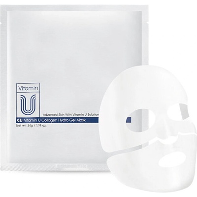 CUSKIN Vitamin U Collagen Hydro Gel Mask - Хидроgел Маска за Сияйна Кожа 1бр/34g