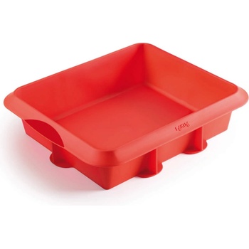 Lékué Форма за печене Lekue 1009482, 27x27 см, Платинен силикон, От -60°C до +220°C, Червен (1009482)