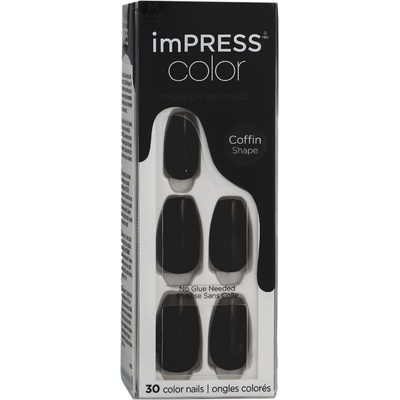 Kiss ImPRESS Color MC All Black 30 ks – Zboží Dáma