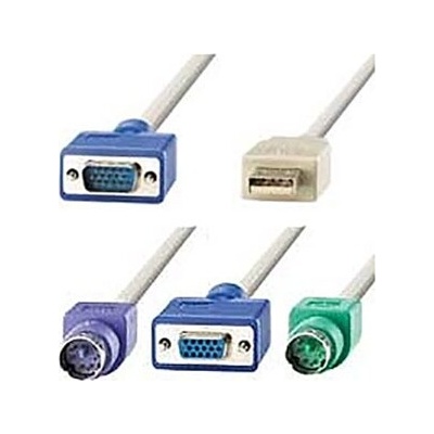 Roline Cable KVM 1xHD15M/F, 1xUSB A/2xPS2M, 1.8m (11.01.4702)