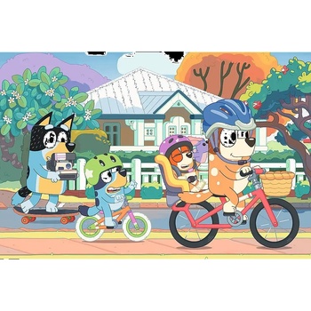 Image 1 of Trefl - Puzzle Happy Bluey - 40 - 99 piese