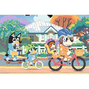 Trefl - Puzzle Happy Bluey - 40 - 99 piese