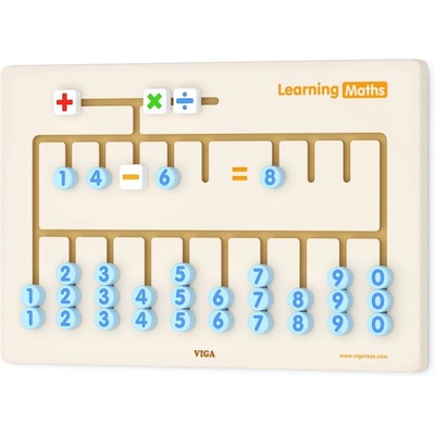 Viga didaktická hra na zavesenie Matematika