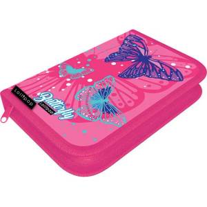 Lizzy Card Несесер Lizzy Card Pink Butterfly - с 1 цип (22947957)