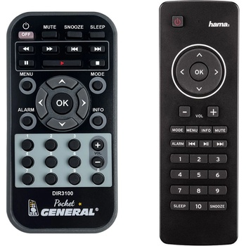 GENERAL Hama dir3100, dir3010 - дистанционно управление дубликат (dir3100, dir3010)