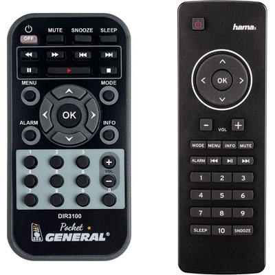GENERAL Hama dir3100, dir3010 - дистанционно управление дубликат (dir3100, dir3010)