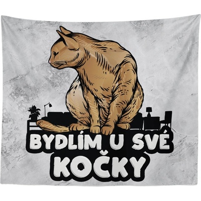 Sablio Deka Bydlím u své kočky 150x120
