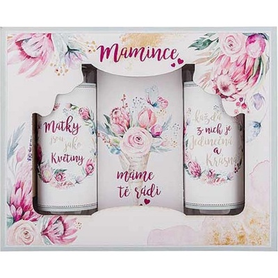 Bohemia Gifts & Cosmetics Maminka sprchový gel 100 ml + šampon 100 ml + sůl do koupele 110 g dárková sada