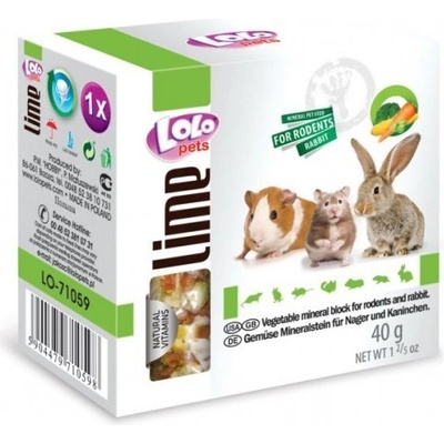 LoloPets minerální kámen pro hlodavce zelenina 40 g – Zbozi.Blesk.cz LoloPets minerální kámen pro hlodavce zelenina 40 g – Zbozi.Blesk.cz