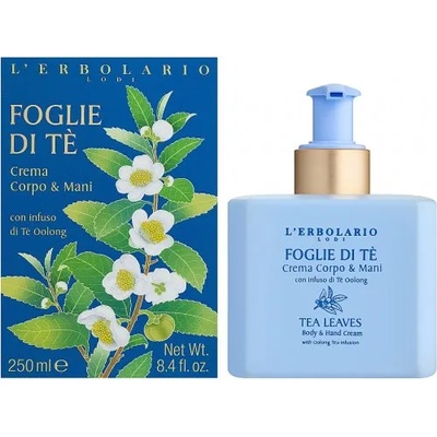 L'Erbolario Tea Leaves Body and Hand Cream - Крем за ръце и тяло 250мл