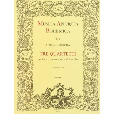 Tre quartetti op. 98 č. 1-3 g moll C dur G dur