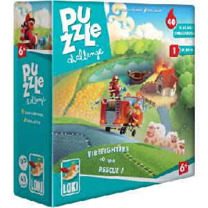 Loki Настолна игра-пъзел Puzzle Challenge: Firefighters to the Rescue - Детска (70052-IE)
