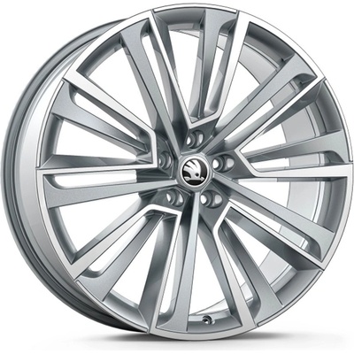 Škoda AQUARIUS 9x21 5x112 ET42 silver