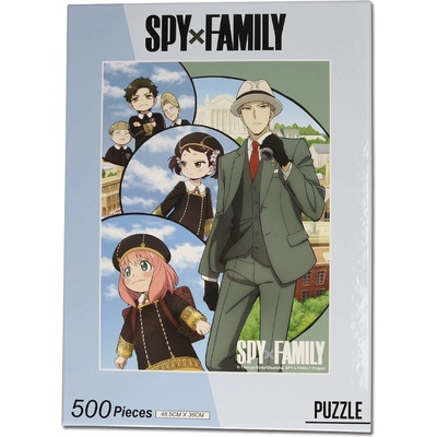 Пъзел Great Eastern Entertainment от 500 части - Spy x Family: На училище (GETC53308)