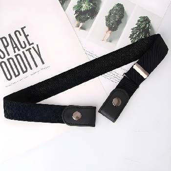 HARAHU Еластичен колан - Черен kp12535 (12535)