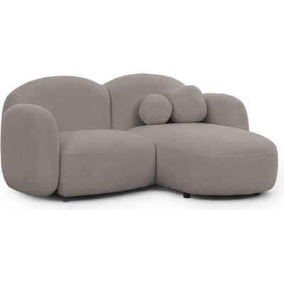 ROPEZ Сив ъглов диван от букле (десен ъгъл) Orbit - Ropez (Orbit A+1,5+OT+A Quelle 83 Standard)