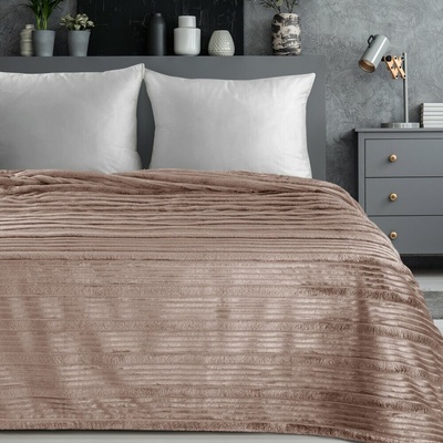 Eurofirany Deka Nina flano pudrová Polyester 150x200