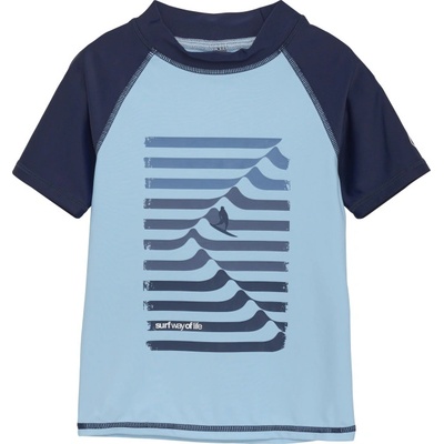 Color Kids-T-shirt W Print cerulean modrá