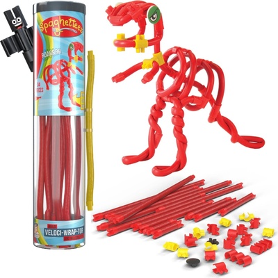 Spaghetteez Kreativní stavebnice Červená 34 ks