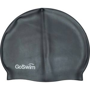 GO SWIM Плувна шапка черна gs-sc208 (gs-sc208)
