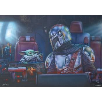 Schmidt Spiele - Puzzle Thomas Kinkade: The Mandalorian - Two for the Road - 1 000 piese