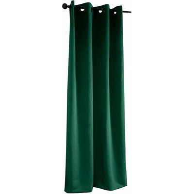 Mybesthome Sierra Blackout Zatemňovací závěs s kroužky, 135 × 250 cm, zelený, 1 ks