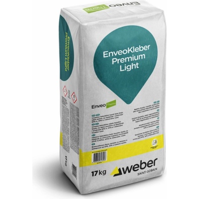 Weber EnveoKleber Premium Light flexibilná biela lepiaca a výstužná malta 17 kg