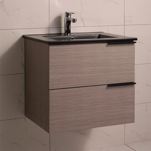 InterCeramic Конзолен шкаф за баня InterCeramic ICP 5953B с умивалник 5953B-2 - стенен модел, 60 см (ICP 5953B)