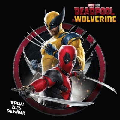 na stenu 30x30 cm Marvel Deadpool Oficiálne vydanie pre rok 2025