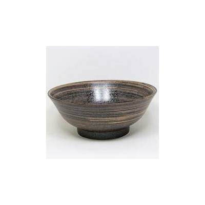 Amana Japonská keramická mísa UZU BROWN 22 cm