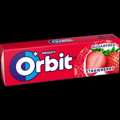 Orbit Strawberry dražé 30 x 14 g