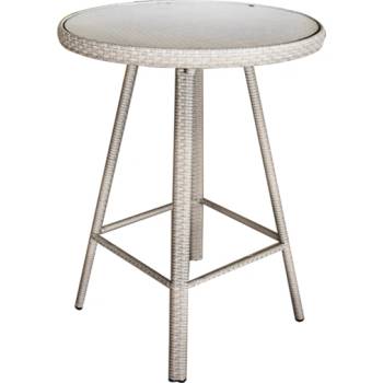 Horecano Бар маса кръг78х110см(gg-bt6012)(pvc ратан/алуминиева рамка) (0195226)