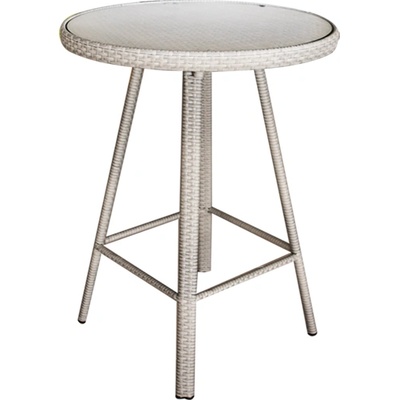 Horecano Бар маса кръг78х110см(gg-bt6012)(pvc ратан/алуминиева рамка) (0195226)
