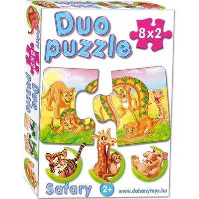 Dohány 638-3 baby 2-obrázkové Duo Safari 16 dielov