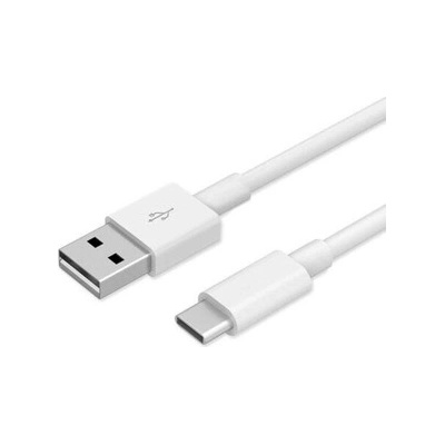 Datový kabel USB A na USB C, barva bílá - 3 metry