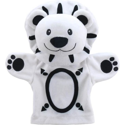 The Puppet Company Моята първа кукла в черно и бяло Лъвче, 21 см