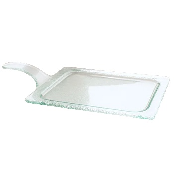 Image 1 of 3D the glassware company D-Правоъгълно плато за десерти 16x20cm (1630 1F16-96-001) БЯЛО (0103242)