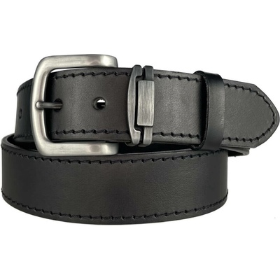 Penny Belts pánský kožený opasek 09-1-60 černý