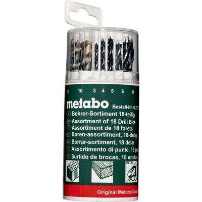 Metabo Sada vrtáků METABO MIX, 18dílná.