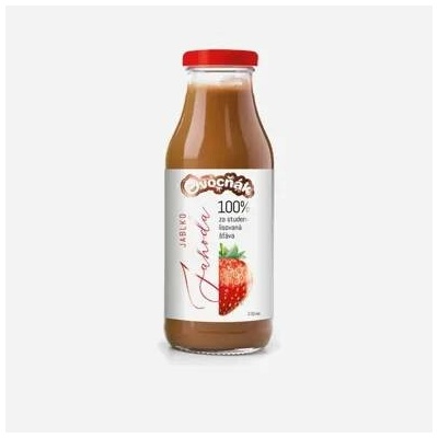 Ovocňák Mošt jablko a jahoda 12 x 330 ml