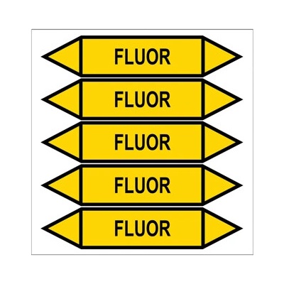 Značení potrubí, fluor PZGL 007476