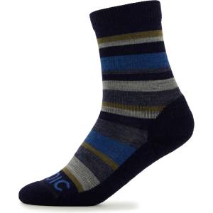 Stoic Детски туристически чорапи Stoic Kid's Merino Trekking Crew Socks Stripes Walking socks - Navy / Olive - размер 27-30 (EU) (201-7946-0311)