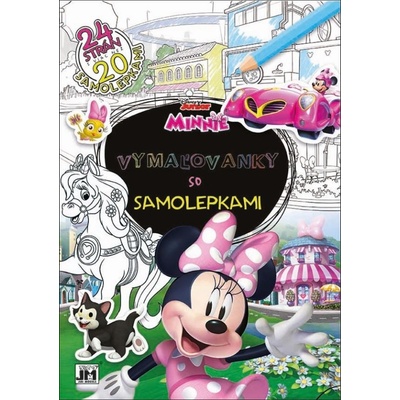 Vymaľovanky so samolepkami Minnie