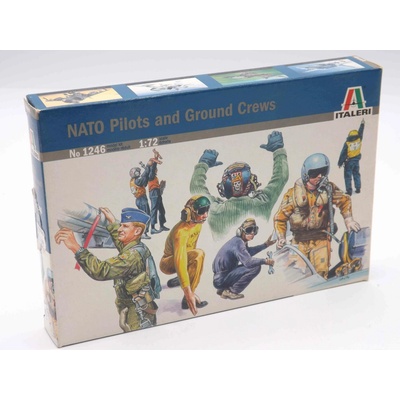 ITALERI Model Kit figurky 1246 NATO PILOTS AND GROUND CREW 1:72