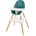 Caretero Столче за хранене 2 в 1 Caretero - Tuva, Dark Green (TERO-7705)