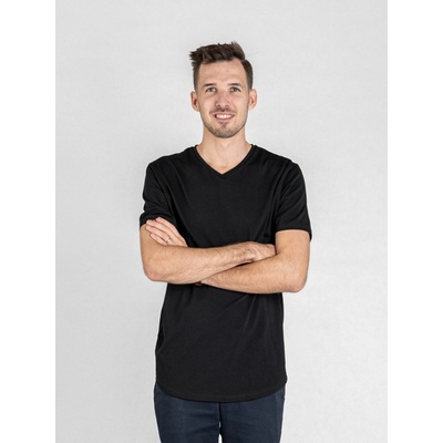 TallGuys pánské prodloužené tričko véčko Deep black