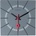 NeXtime Стенен часовник Stazione сив (8636gs)